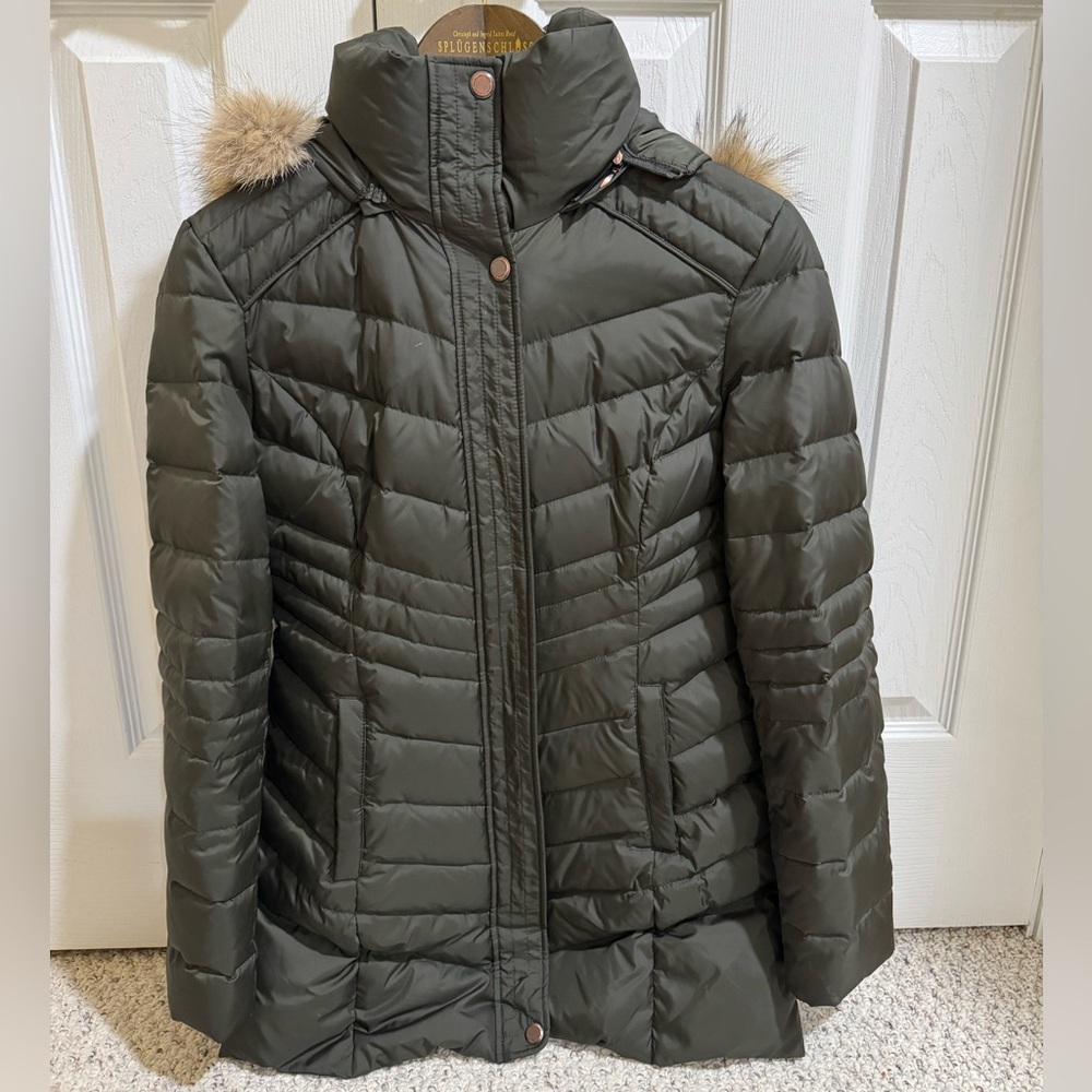 Marc New York by Andrew Marc Down Jacket Size Small Green